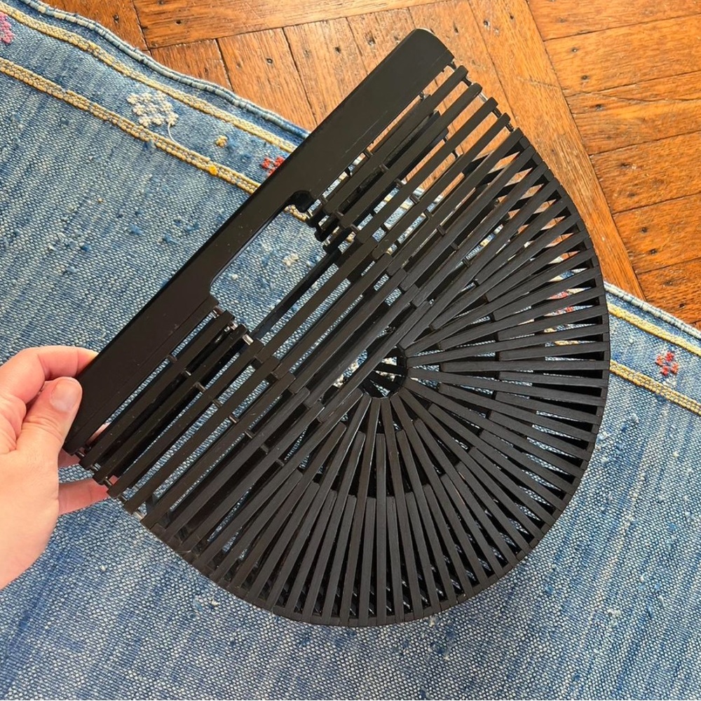 Bamboo Half moon bag